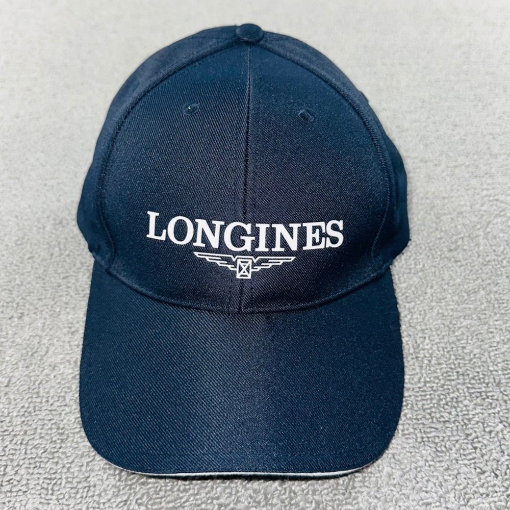 Longines Baseball Cap Unisex Adjustable Black Cotton Watch Enthusiast Gorpcore